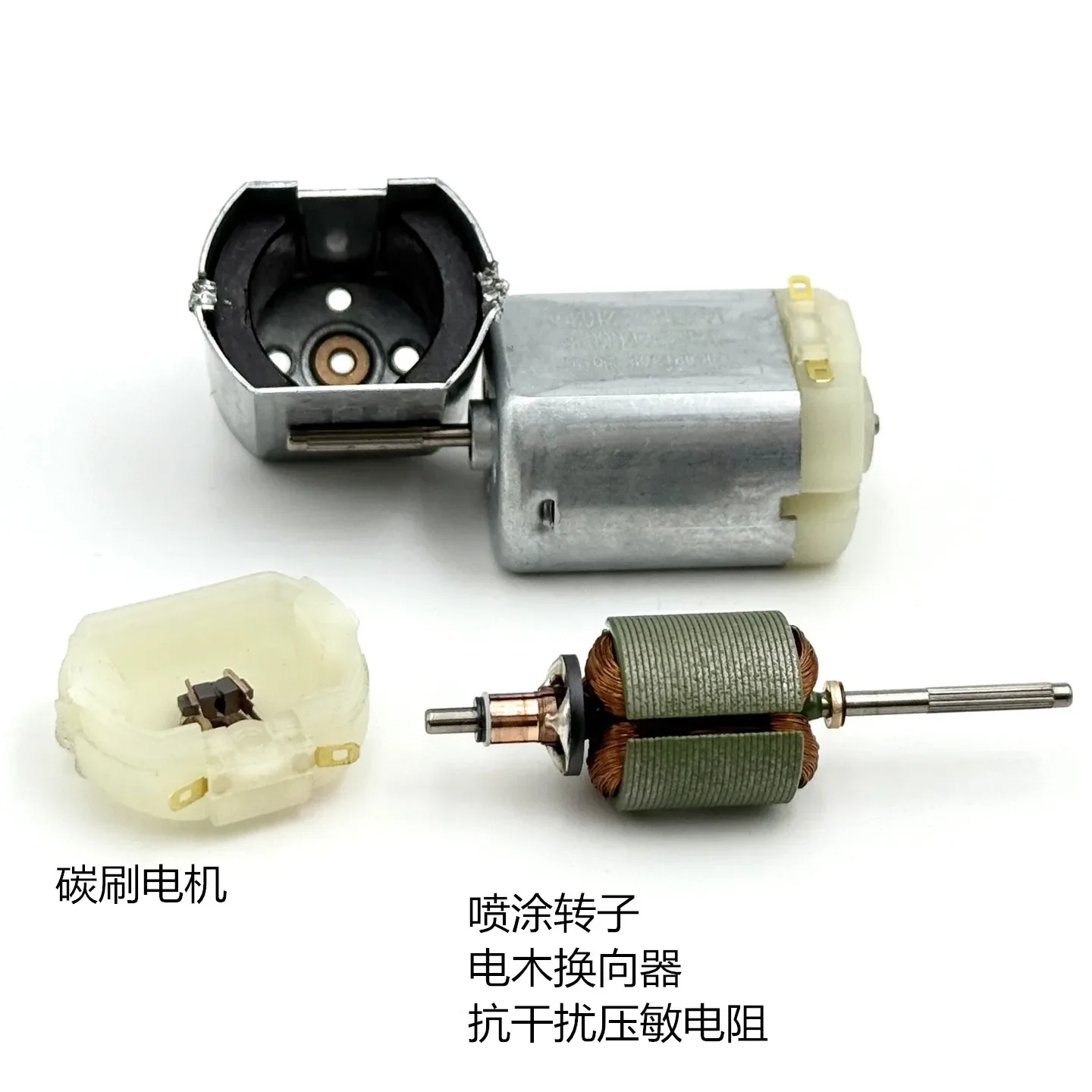 Micro 30.3mm*24mm 280 Motor DC 6V 9.6V 12V 14.4V 6100RPM High Speed Magnetic Mini Flat 280 Electric Motor DIY Toy RC Car Boat