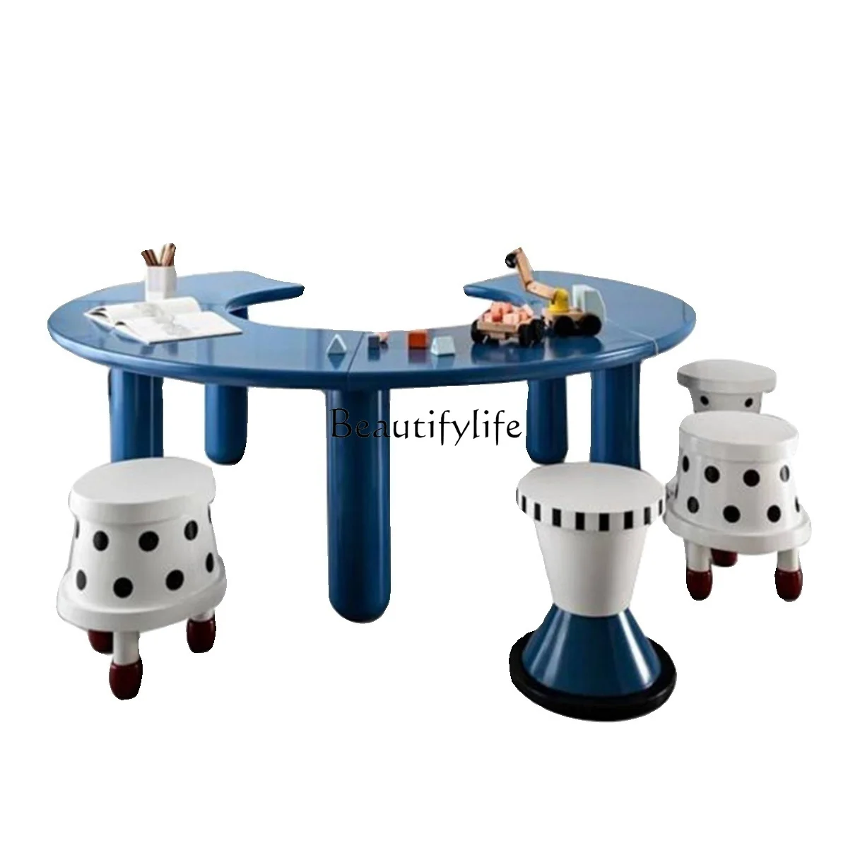 Sales office Handmade table 4:30 school activity area Toy table