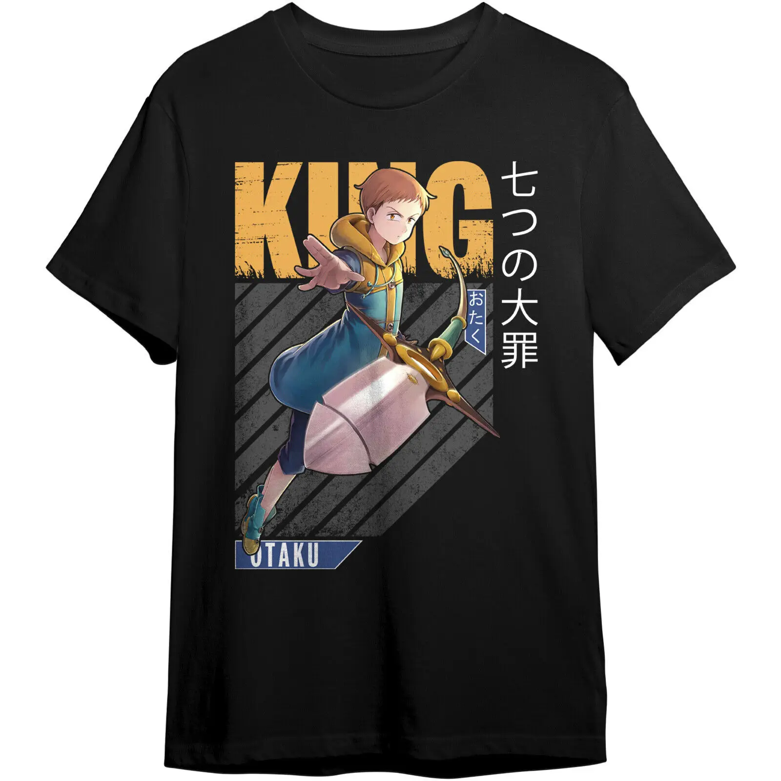 Kids / Men/Women Japanese Anime Manga Meliodas Seven Deadly Sins King T-Shirt