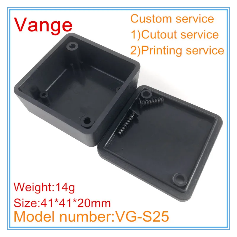 Vange PCB diy project box 41*41*20mm ABS plastic instrument case