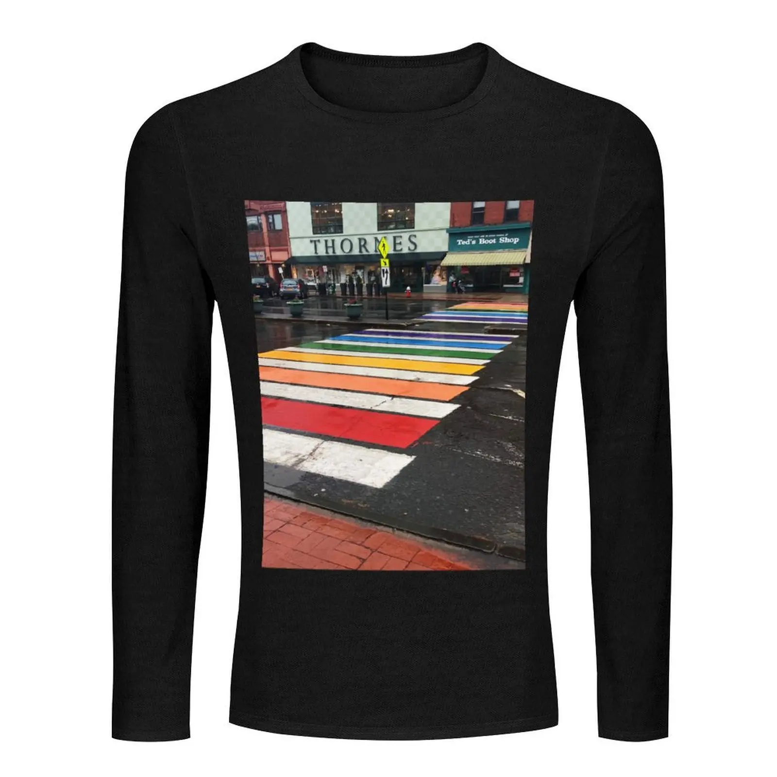 نورثامبتون كروسواك تي شيرت طويل بلوزة الحيوان طباعة قميص للأولاد أنيمي الملابس التجفيف السريع تي شيرت رجالي تي شيرت حزمة