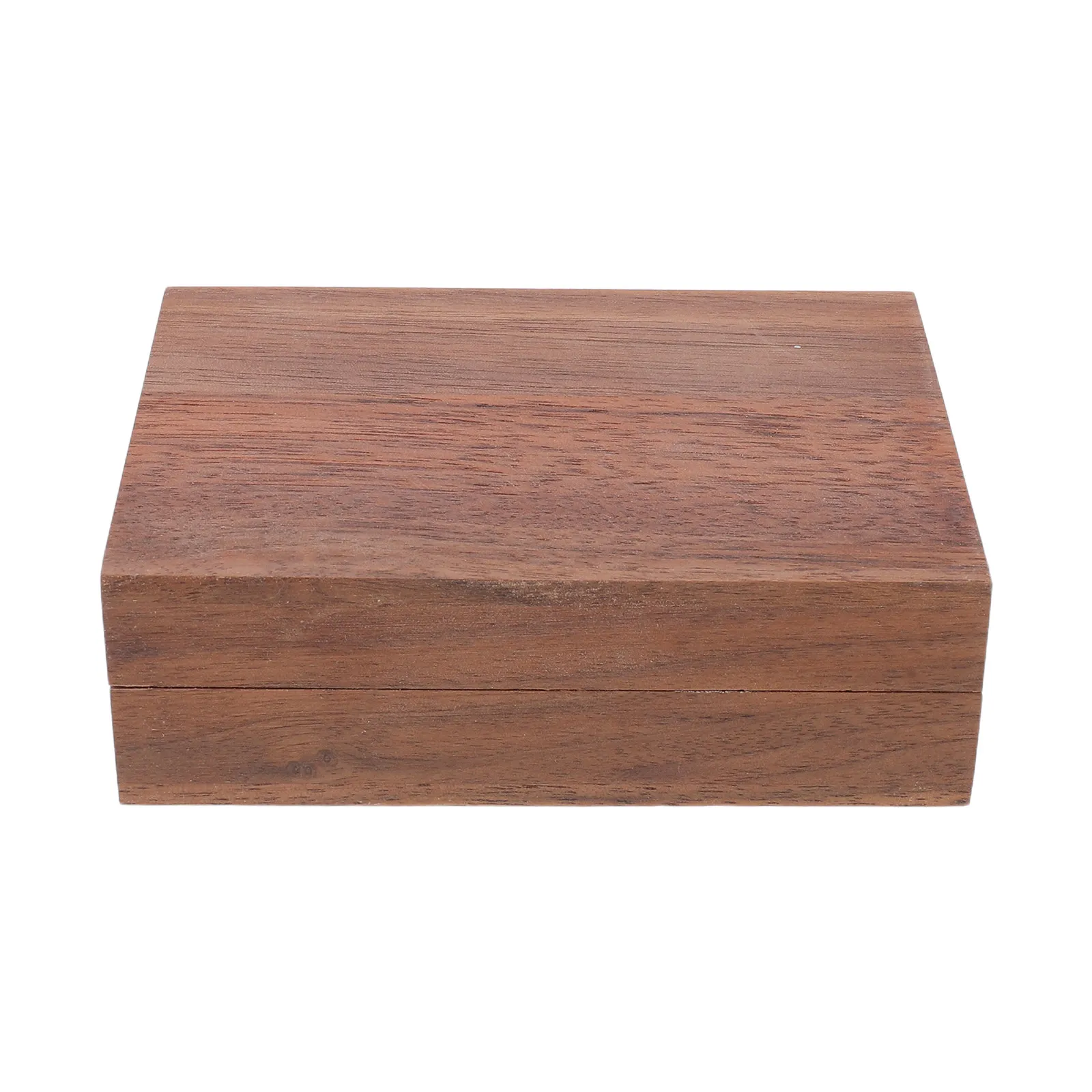 

Маленькая шкатулка для украшений из орехового дерева с крышкой, натуральный древесный узор, деревянный футляр для хранения игральных карт, органайзер для ожерелий, декор для дома