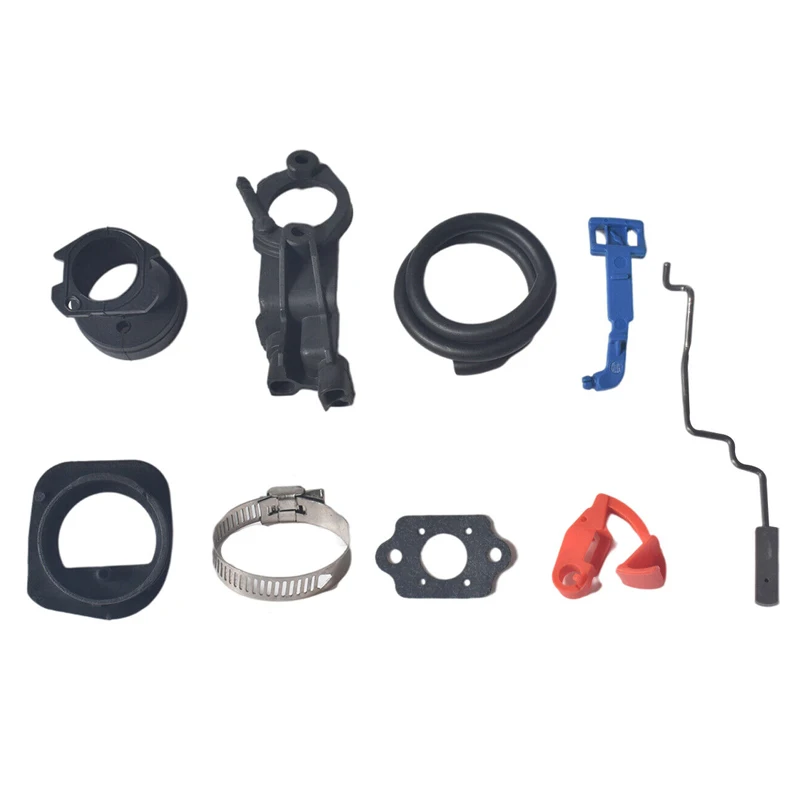 Imagem -04 - Intake Manifold Lever Clamp Kit Junta Junta para Husqvarna 340 345 350 Motosserra 537251302