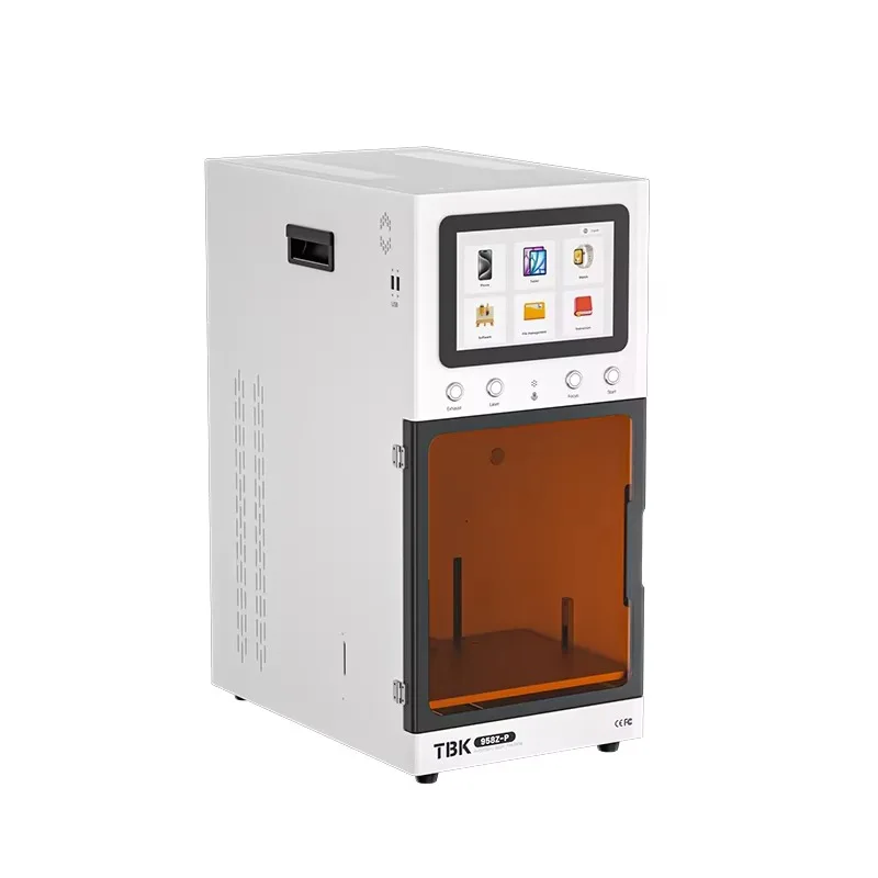 TBK 958ZP UV Cold Light Marking Laser Machine for Cellphone Repair iPad 12.9 Screen Back Glass Frame Separator Laser Tool