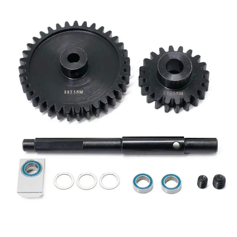 

X18A-CNC 45 HD Steel 1.5Mod 20T 35T Pinion Gear Spur Gear Set For 1/5 Traxxas X-Maxx XMAXX RC Car Upgrade Accessory Parts