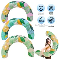 U Shaped Inflatable Swim Ring Pool Floatie Comfortable Neck & Back Support Floating Tube for Pool Beach Water Sports 6