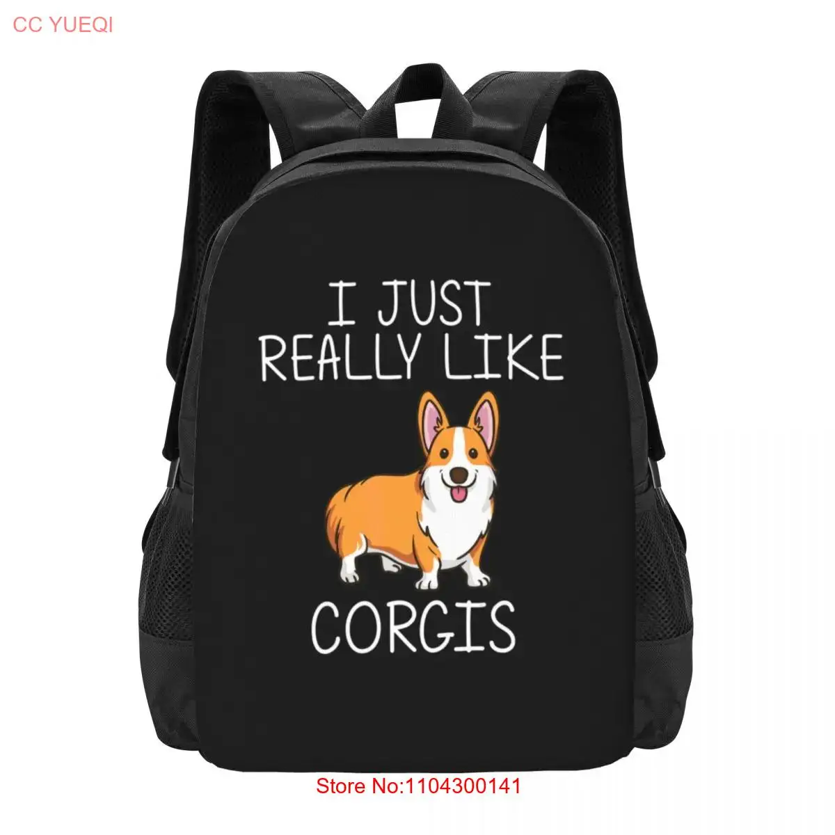 

Corgi For Men Women Welsh Corgi Dog Animal Collaboration Backpack Large Capacity Cute Foldable Clothes Backpacks