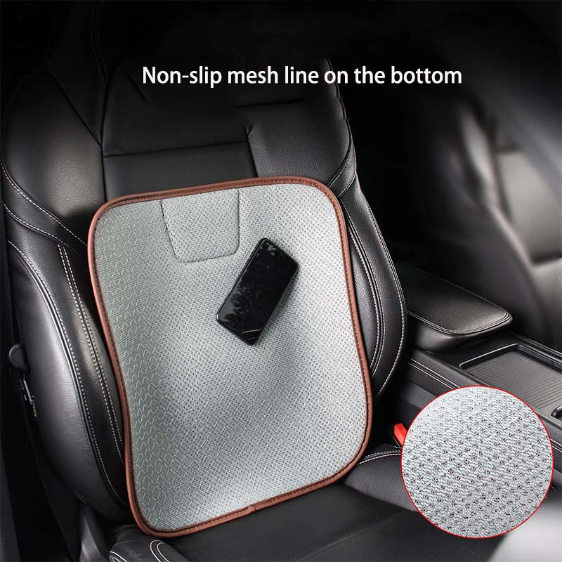 Car Seat Cover Pad Anti-slip Ice Silk Chair Cushion Protector Mat For Renault RS Line Clio Scenic Logan Megane Koleos Sandero