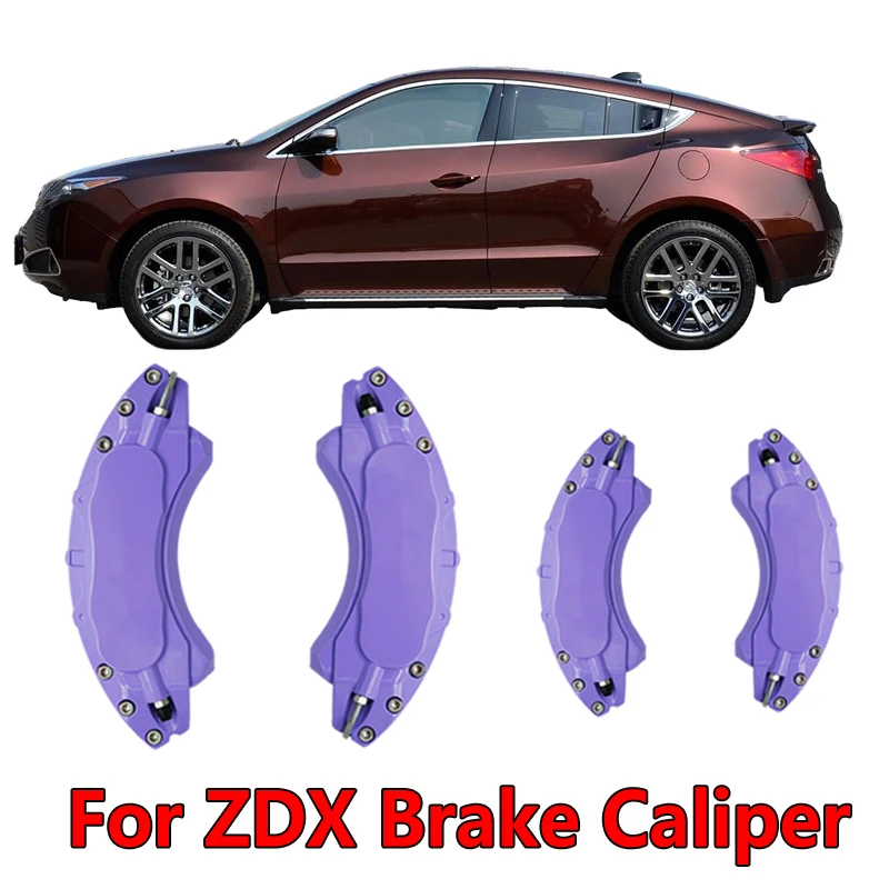 

For Acura ZDX Car Brake Caliper Cover Aluminum Alloy Metal Kit Fit Type S A-Spec Base Sport Utility 4 Door 2010 2013 2022 2026