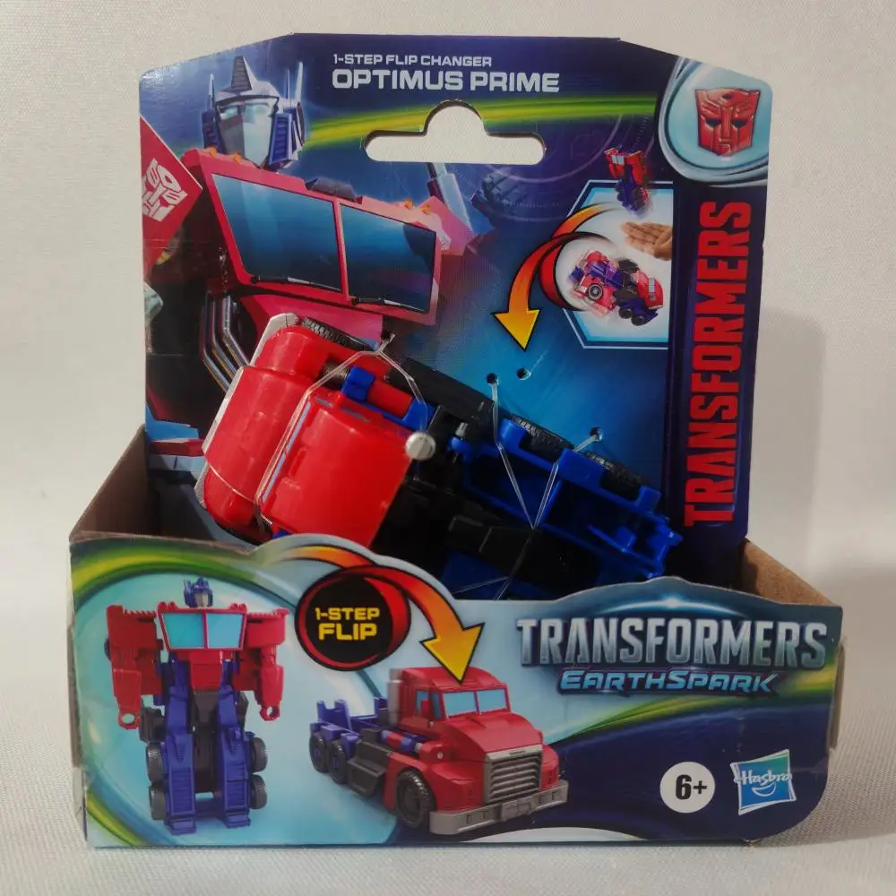 Classic Hasbro Transformers Earth Spark Series Optimus Prime Cartoon Anime Mobile Model Handmade Children's Gift Collection