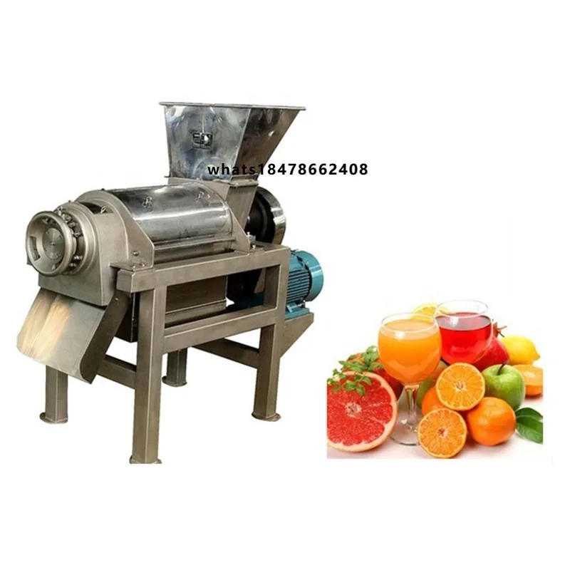 

100-500kg/h Spiral Juice Extractor Multi-function Juicer Industrial Auto Orange / Vegetable Juicer