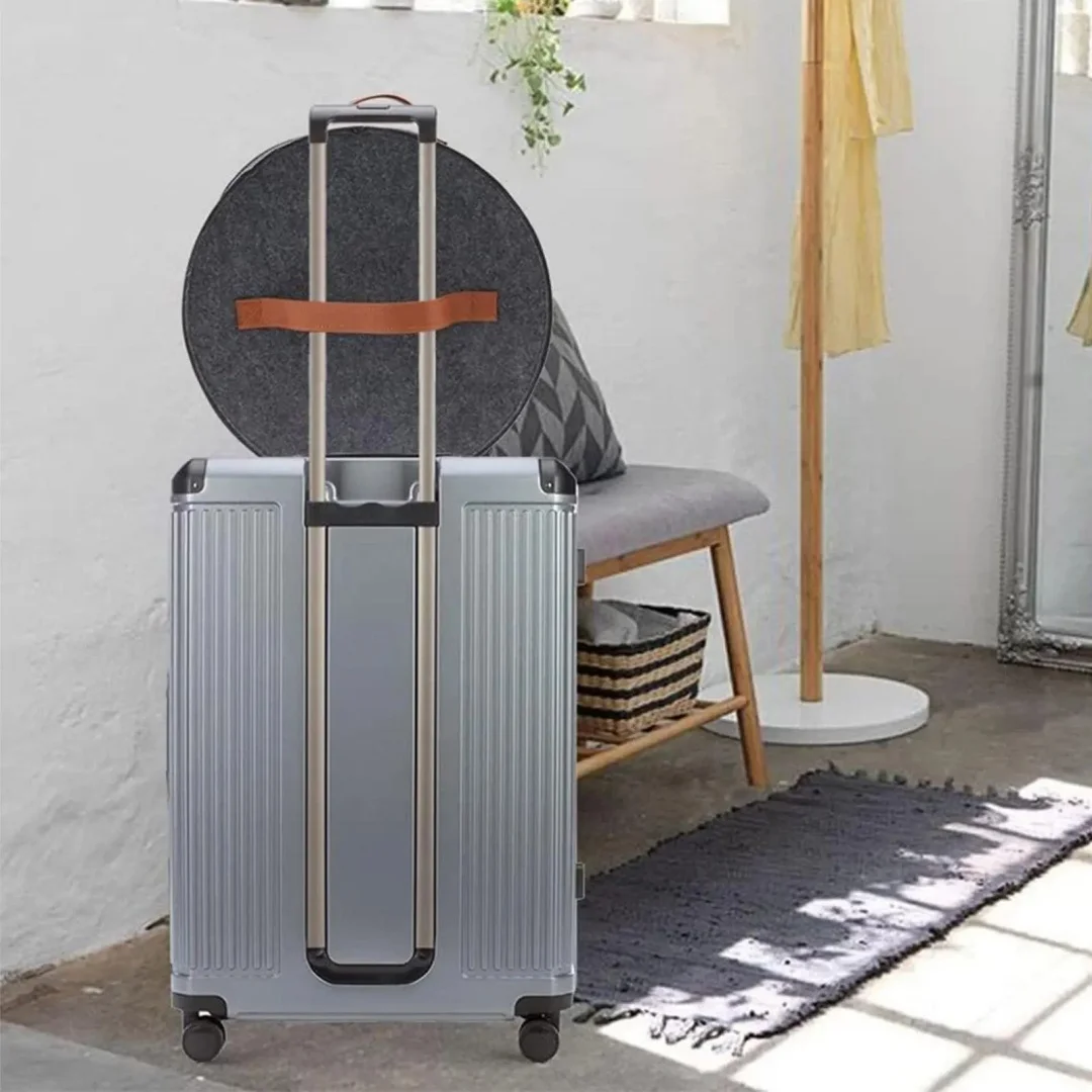 1PC Hat Storage Box Stackable Round Brim Hats Organizer Bag Container Cowboy Hat Organizer FoldableTravel Closet Cap Boxes