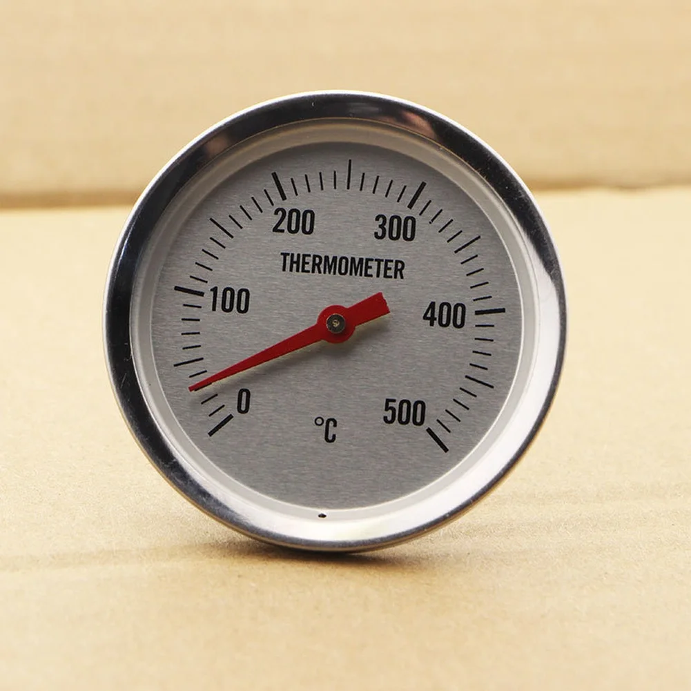 Oven BBQ Thermometer with Bimetal Mechanism and Stainless Steel Construction for Duck Roaster and Grilling Equipment