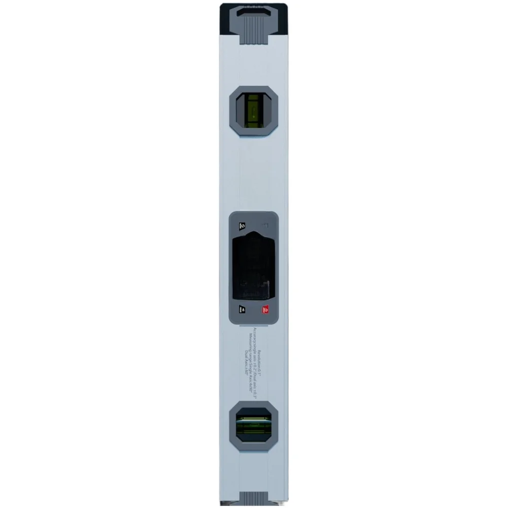 

Цифровой уровень из алюминиевого сплава 400 мм с двусторонним измерением и звуковым сигналом для точного определения угла, серый/красный