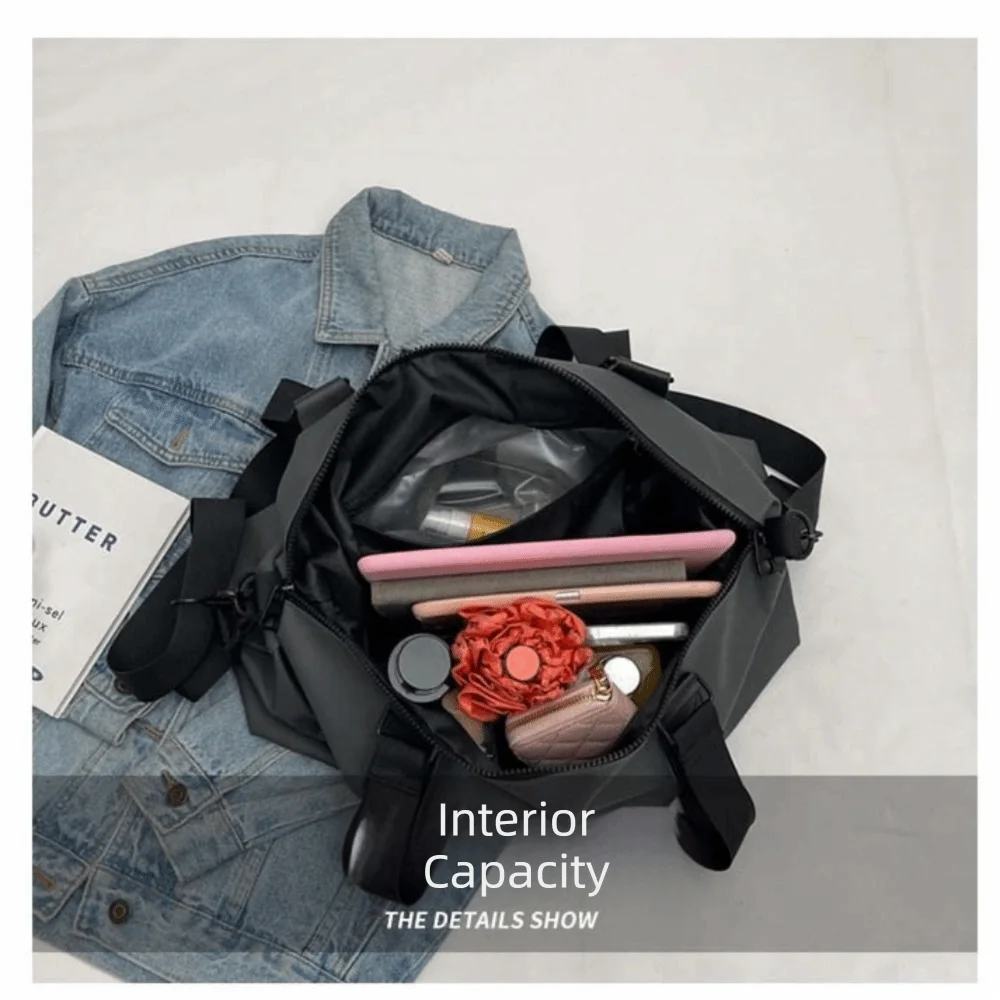 Short-distance Large-capacity Sports Fitness Bag Waterproof Luggage Bag Travel Handbag Lightweight Crossbody Gym Bag Business