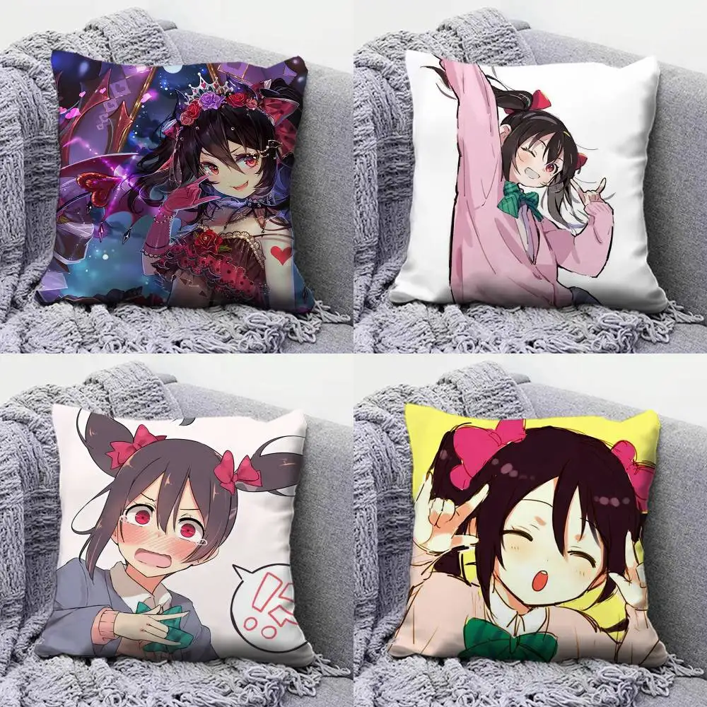 

Yazawa Nico Love Live Anime Girl Home Sofa Cushion Covers and Aecorative Custom Pillow Covers