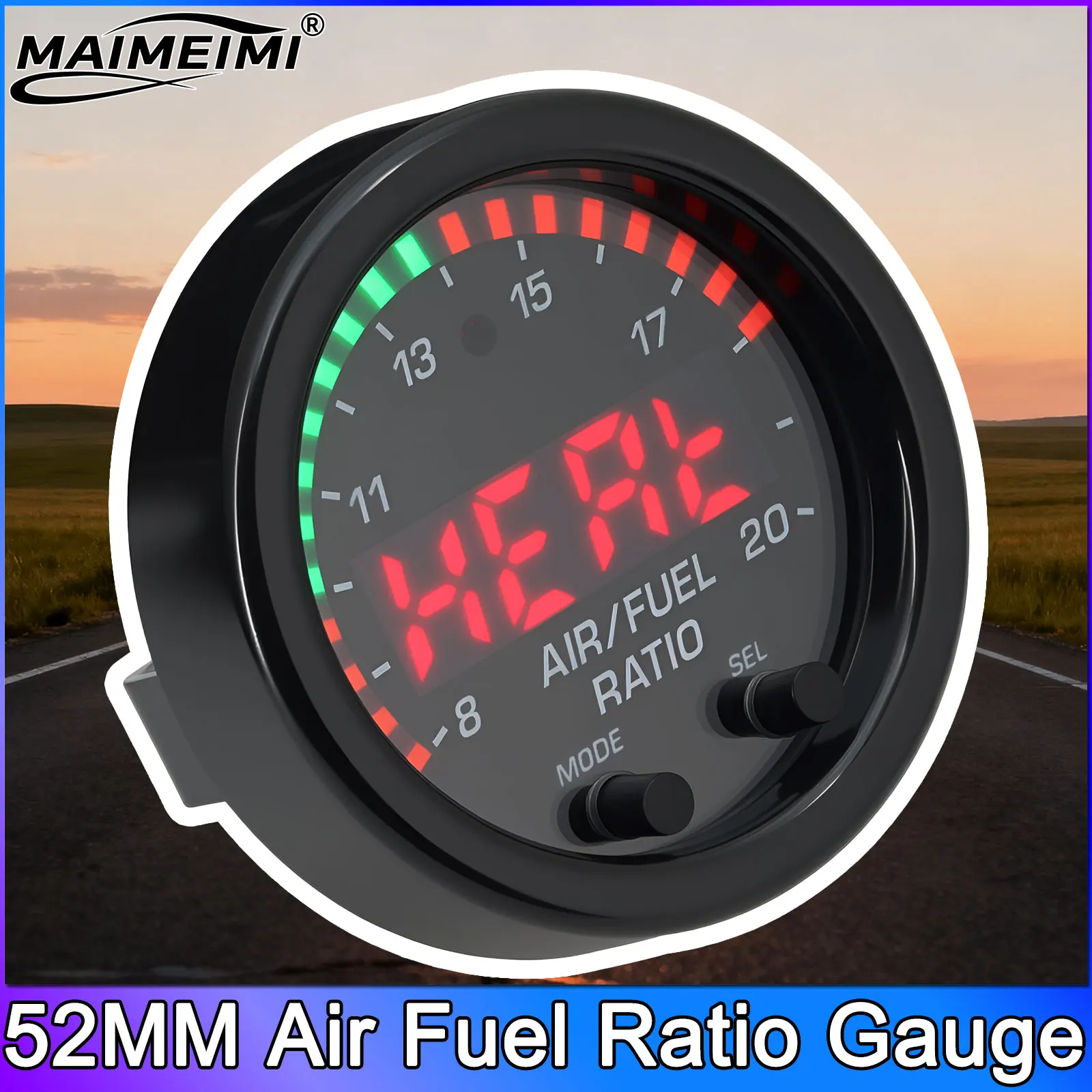 Car O2 Air Fuel Ratio Wide-band Gauge Kit For 30-0300 X-Series AFR Wideband LSU 4.9 Lambda Meter Oxygen Sensor Controller Gauge