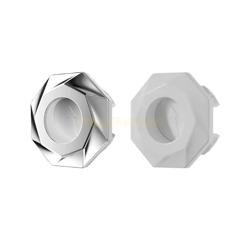 57QF Pratiques Sturdy Overflows Covers Accessory Designs pour le bassin lavabo cuisine salle bain Finish
