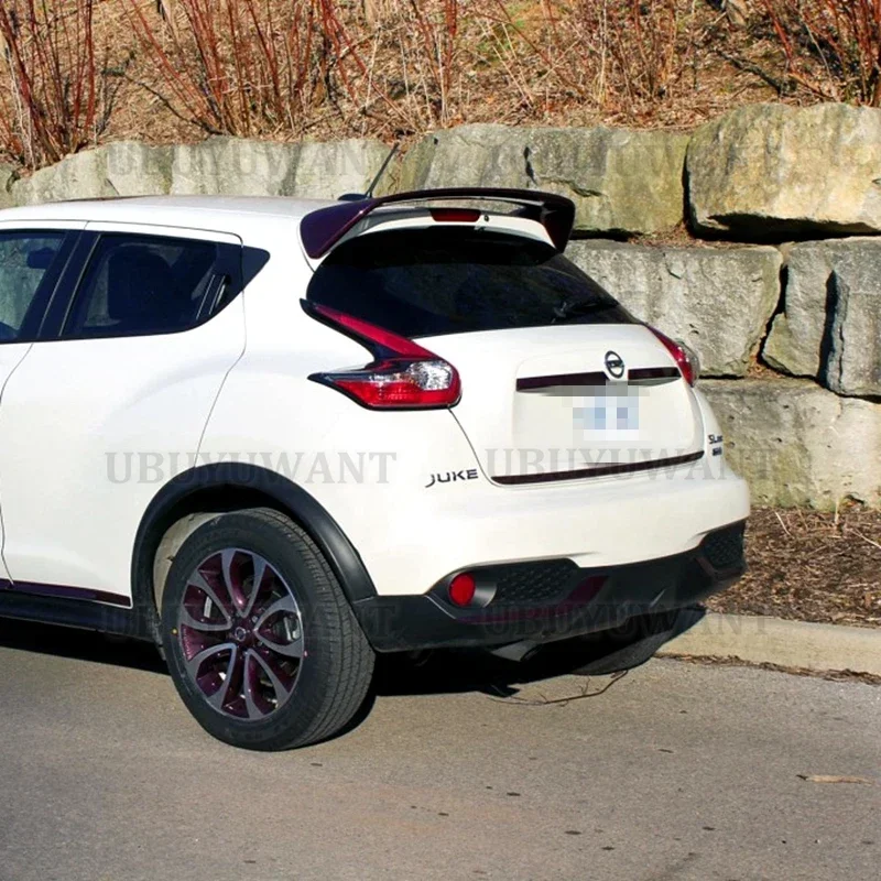 Für Nissan Juke 2010 2011 2012 2013 2014 2015 Dachspoiler ABS-Kunststoff Unlackiert Heckklappen-Spoilerlippe Flügelspoiler Auto-Styling – Detail 14