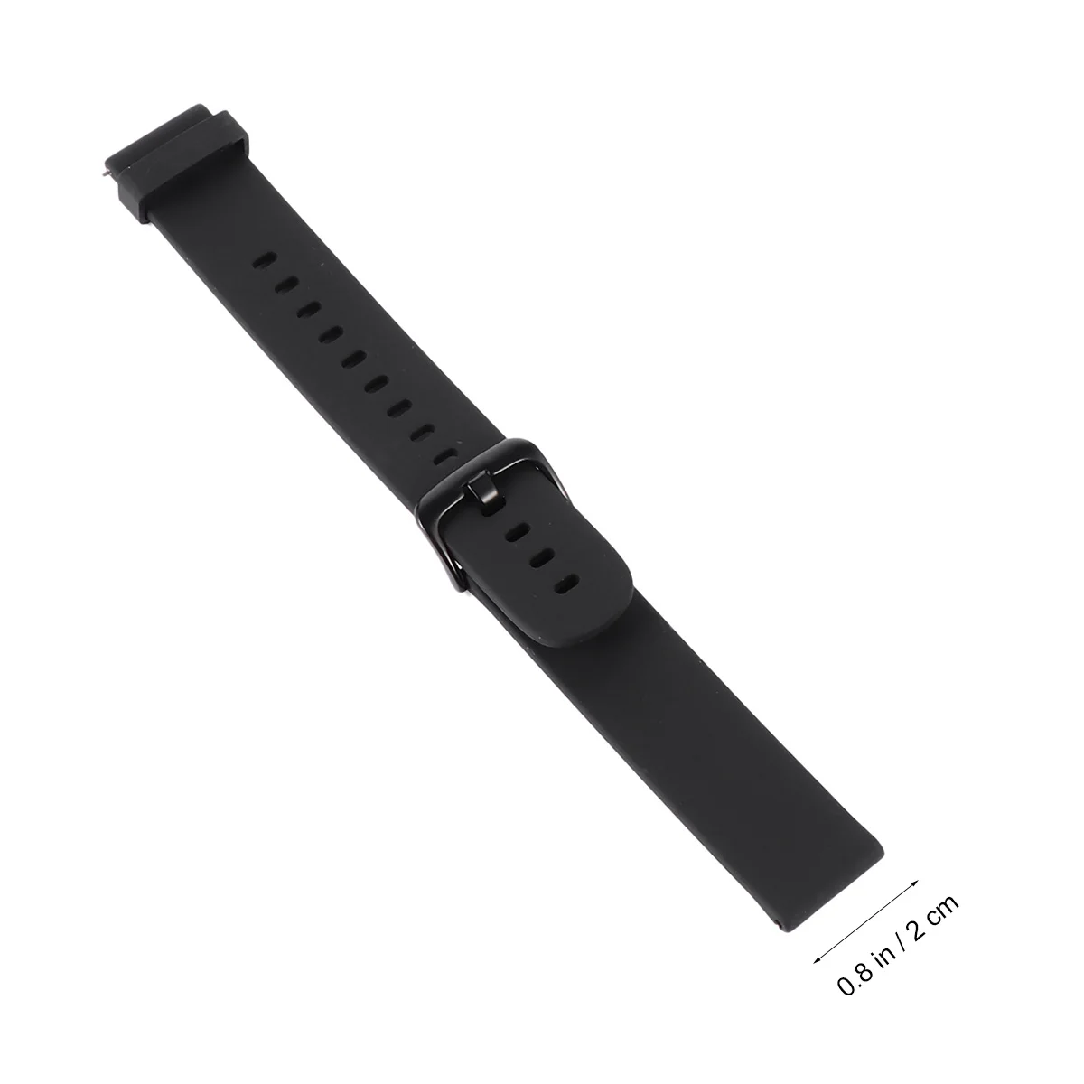 

20Mm Silicone Watchband Friendly Secure Fit for Exercise Daily Wear Perfect Birthday Christmas Wedding Gift Wristband