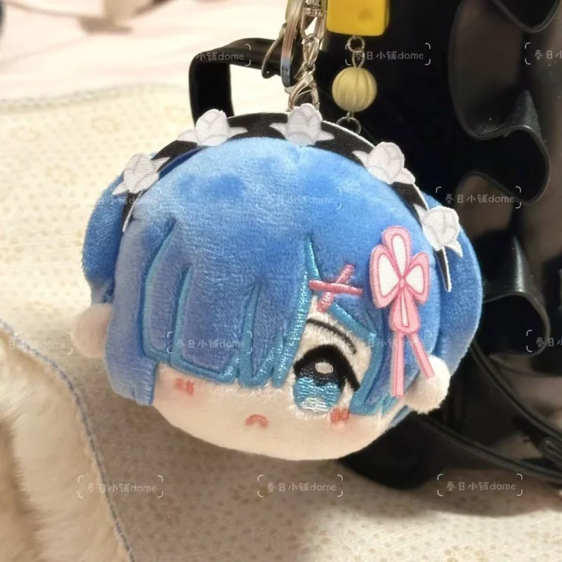 Anime Peripherals Cute Q Ver. Rem Figure Puppet Acrylic Pendant Rem Figurine Doll Acrylic Keychain Decoration Toys Gifts view 3