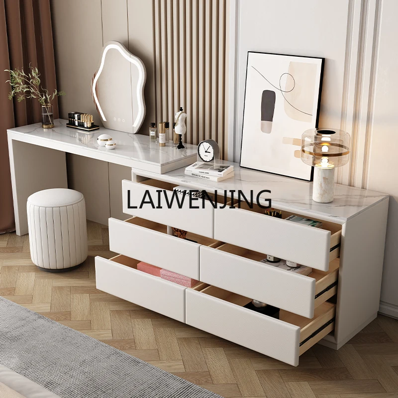 

HLZ light luxury chest dresser integrated modern simple bedroom makeup table