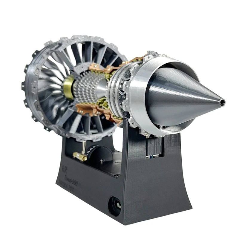 TR-900 Simulation Turbofan Engine Model Toys Aviation Fan Collectibles Static Display Ornaments Gifts 25CM