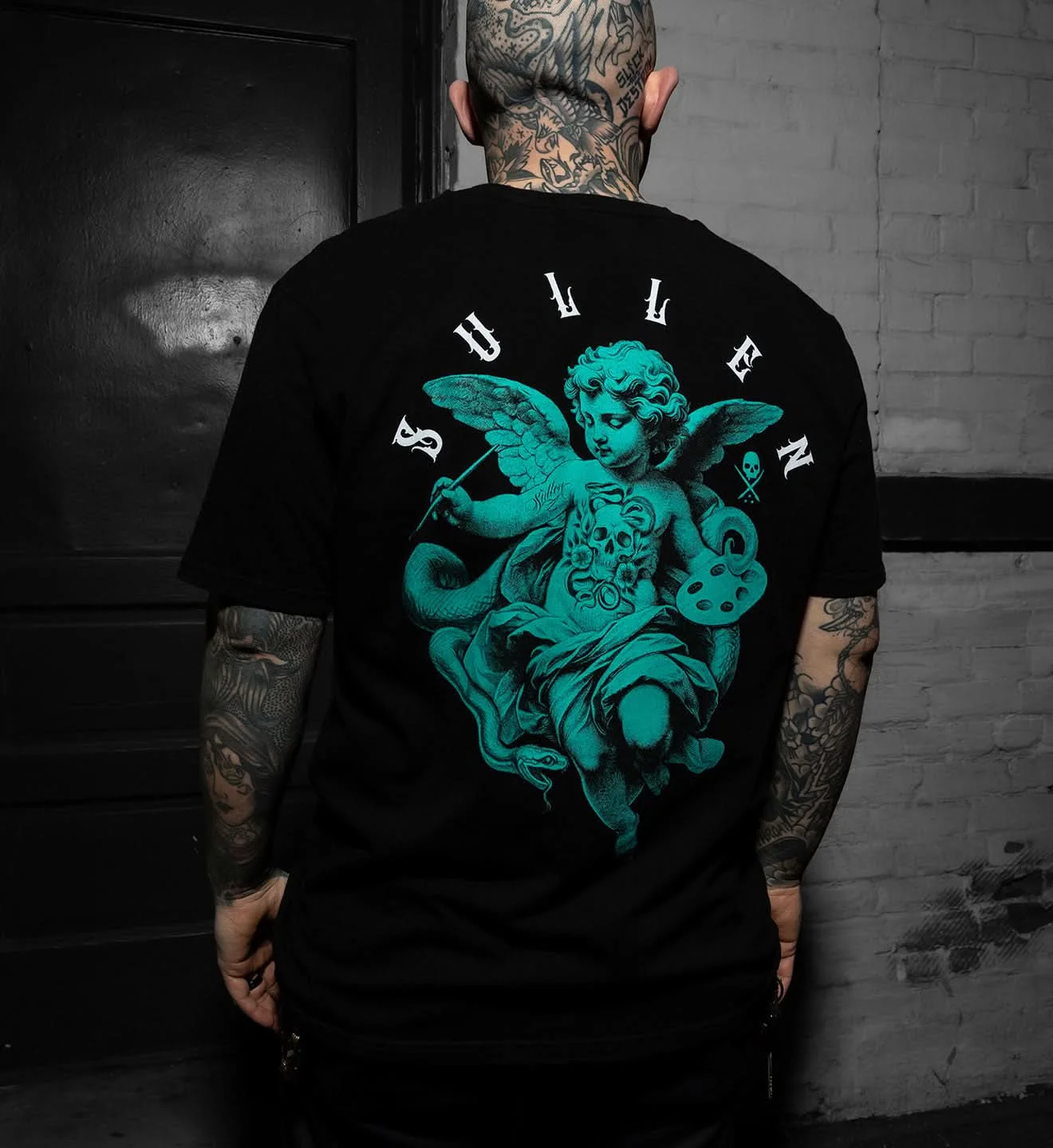 Camiseta Premium Once Bitten Tattoo Art para esportes ao ar livre e lazer, masculina e feminina, marca de luxo