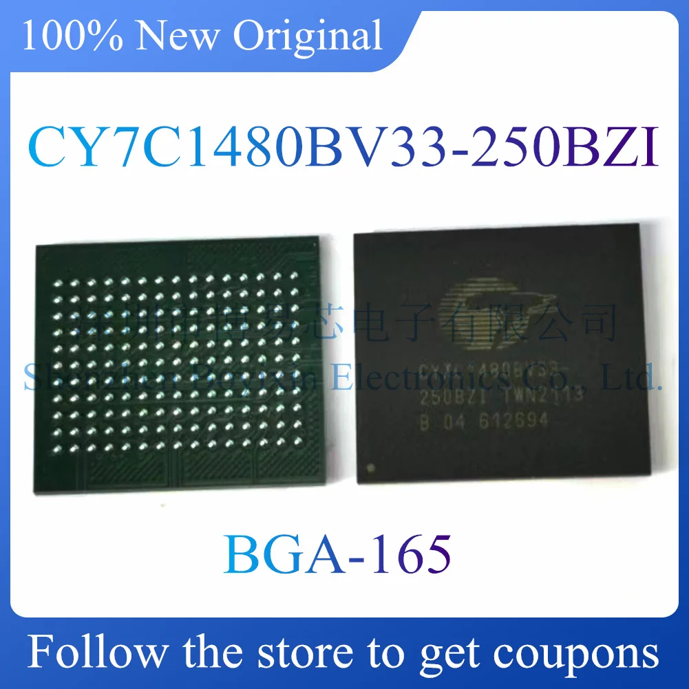 

NEW CY7C1480BV33-250BZI.Original and genuine static random access memory (SRAM).FBGA-165