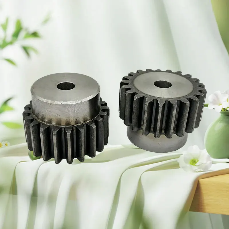 17T 1 Mod Spur Gear  45# Carbon Steel Bore 6mm 8mm Low Speed Metal Drive Gear For Motors