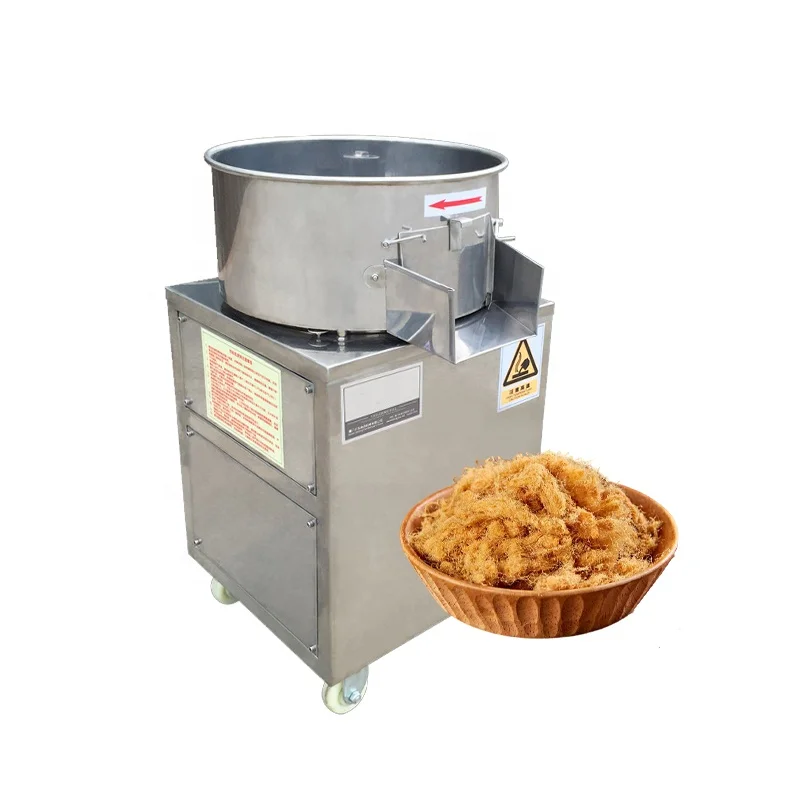 Machine With Rotary Spatula Fish Floss DryerCommercial Flat-Bottomed Meat Floss