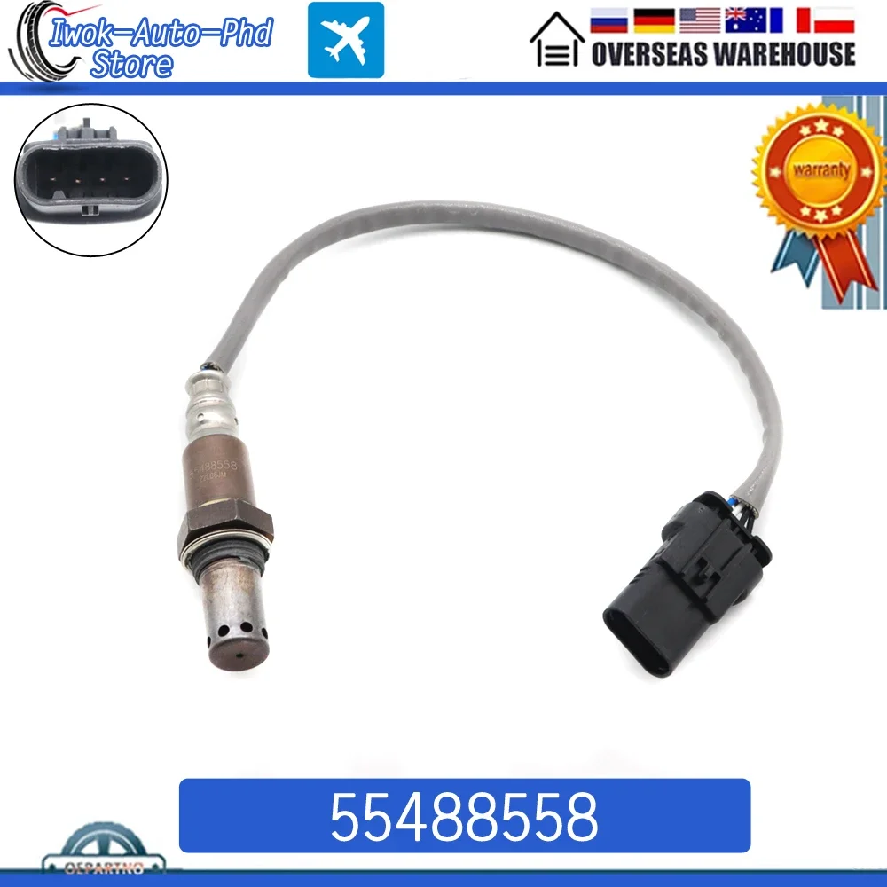 

55488558 Downstream Rear Air Fuel Ratio Lambda O2 Oxygen Sensor for Chevrolet Silverado Cadillac XT4 2.0L 2019-2021