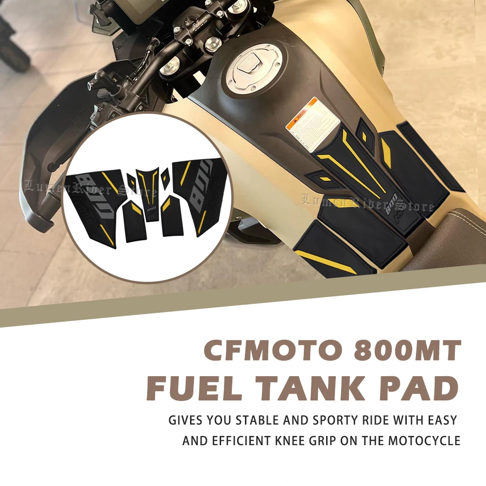 

Motorcycle Fuel Oil Tank Pad Protector Stickers Gas Knee Grip Mat For CFMOTO CF MOTO 800MT MT800 MT 800 MT CF800MT