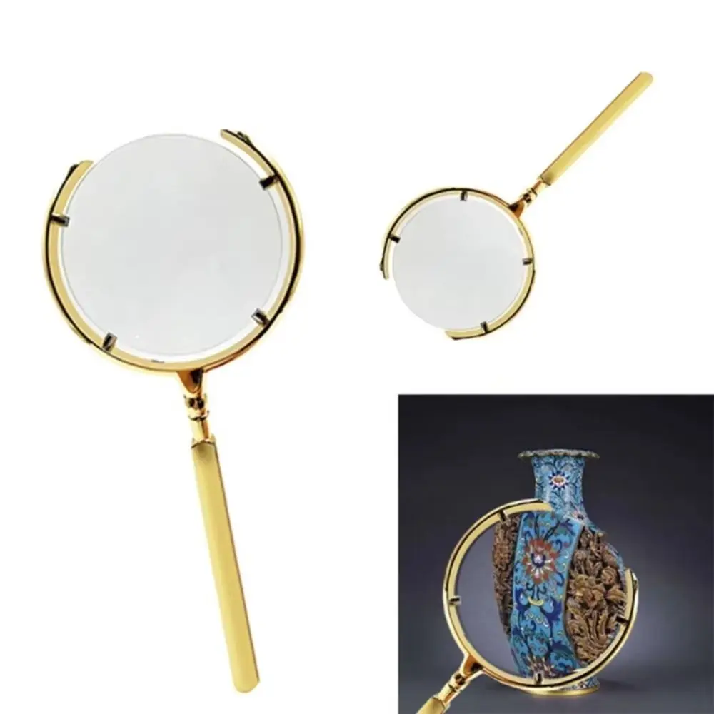 

Ручная лупа, прочная лупа высокого разрешения, металлический каркас, большое 10-кратное увеличительное стекло, оценка ювелирных изделий