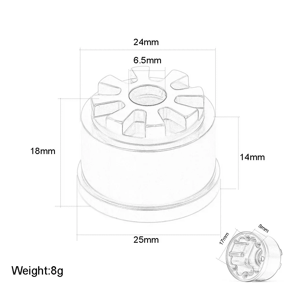 1PCS Aluminum Front / Rear #5681 Heavy Duty Differential Carrier Diff Case For RC Car 1/10 Traxxas Summit 56076-4