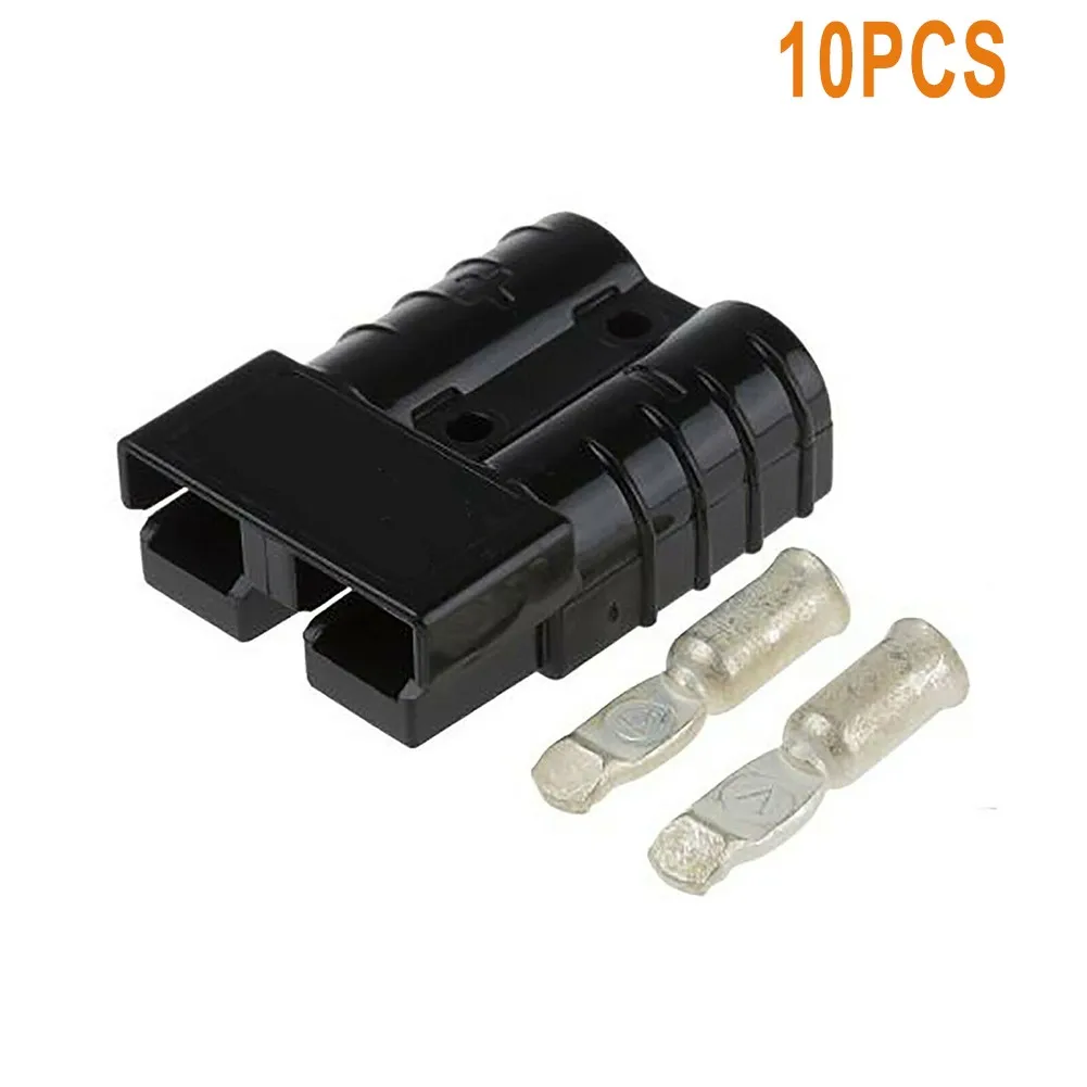 10PCS 50 AMP Style Connector for 12V 24V DC Power Tools Waterproof Two Pole Design High Current Cable Connection