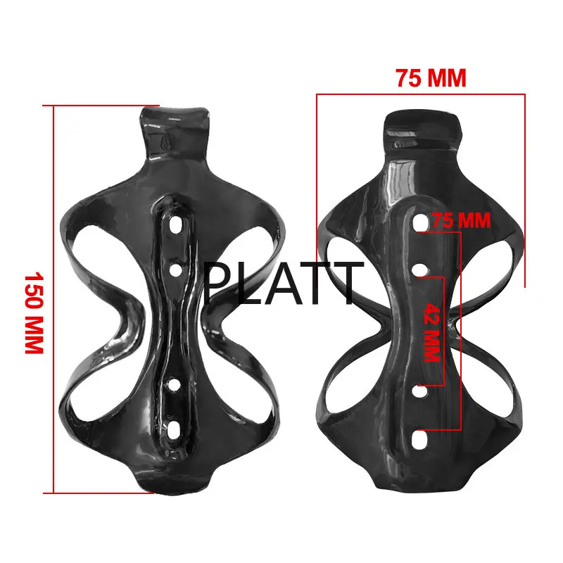 2PCS New Road bicycle full carbon fiber drink water bottles Lighter cages Mountain bike carbon bottle racks 23g free ship