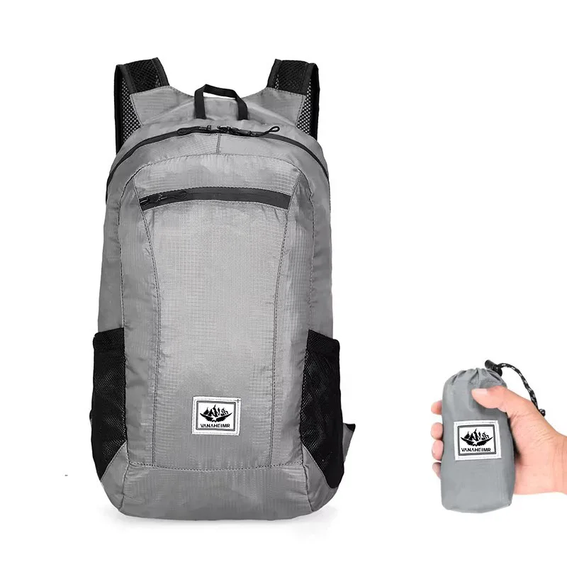 Ultraleichter Outdoor-Rucksack für Wandern, Radfahren, Reisen, Fitnesstasche, wasserdichte Handtasche, kleiner faltbarer Rucksack, Aufbewahrungstasche