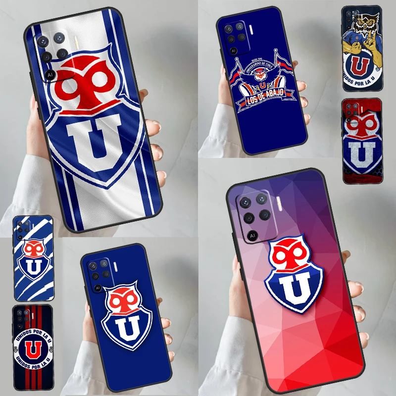 Chile University Logo For OPPO A17 A57 A77 A53 A31 A5 A9 A96 A76 A15 A16 A54 A74 A94 A52 A72 A92 A93 A57s Case