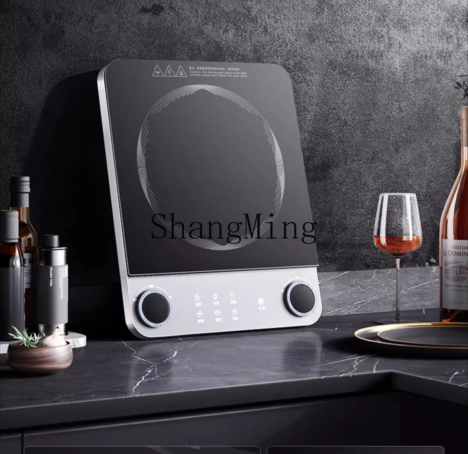 ZYY المنزلية ووك ذكي القلي والمتعدد الوظائف وعاء ساخن صغير موقد كهرومغناطيسي جديد