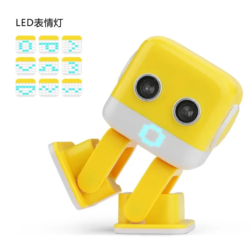 Cubee RC Robot Toy Smart BT Speaker Intelligent Musical Dance Desk Kids Gif t Gesture Interative Preschool Toys