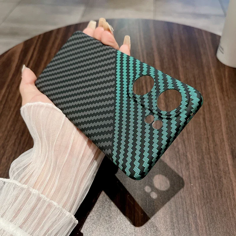 Carbon Fiber Matte PC Case For VIVO iQOO Neo10 Neo 9 9S Pro Plus Ultra Thin Anti Fingerprint Hard Back Camera Protector Shell