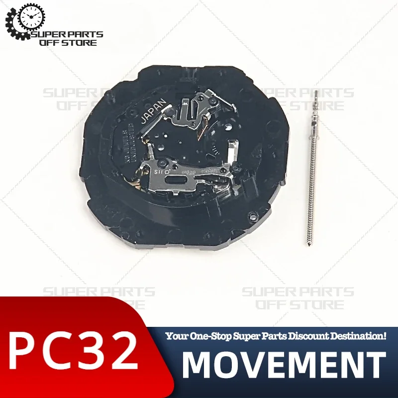 New Japan Pc32a Quartz Electronic Movement Pc32 Movement Three-Pin Watch Movement Accessories