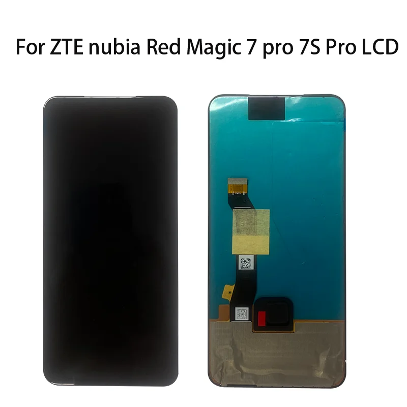 6.8‘’Original AMOLED For ZTE Nubia red magic 7s pro NX709S Lcd Screen DIsplay+Touch Glass Digitizer red magic 7 pro NX709J LCD