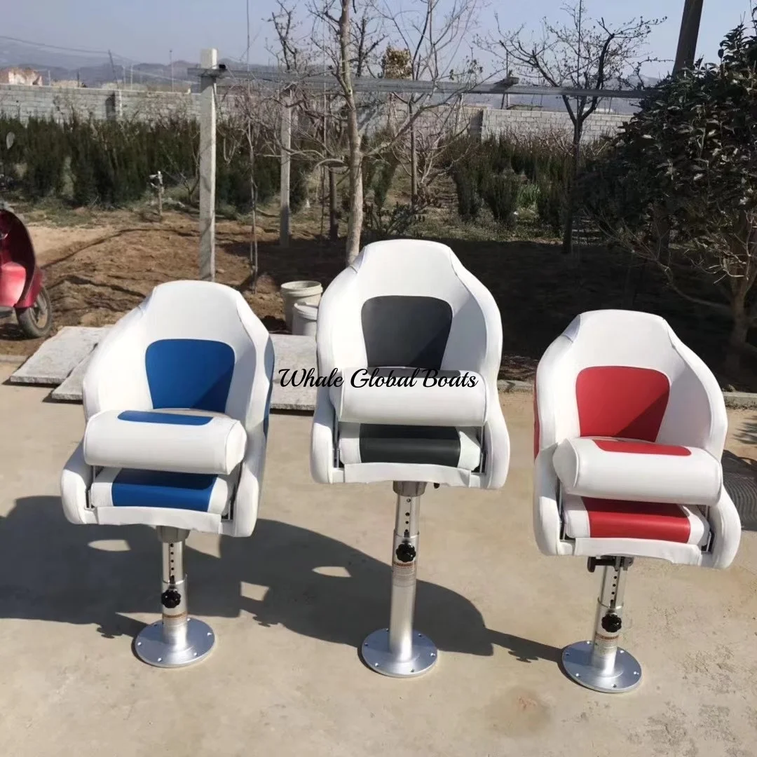 2025 Upgraded Lifting Feature Included Boat Casting Seat for Fishing