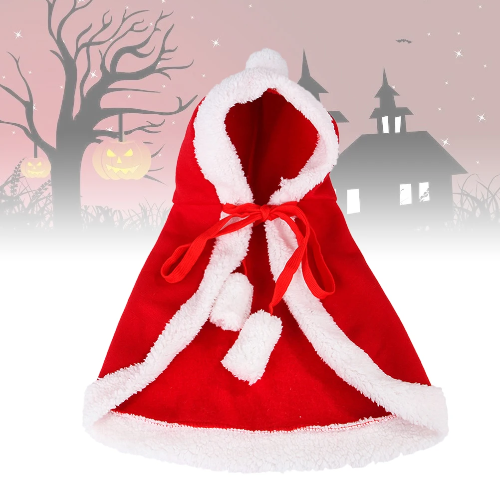 

Pet Clothes Comfortable Cape Christmas Accessories Party Dog Girl Cosplay Costume