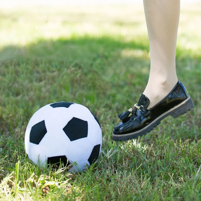 Football Stuffed Pillow Soccer Pillow Soft and Comfortable