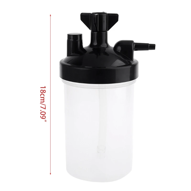 Concentrator Humidifier Translucent Design Bottle Humidifier Plastic Reusable Home for Oxygen Generators Durable