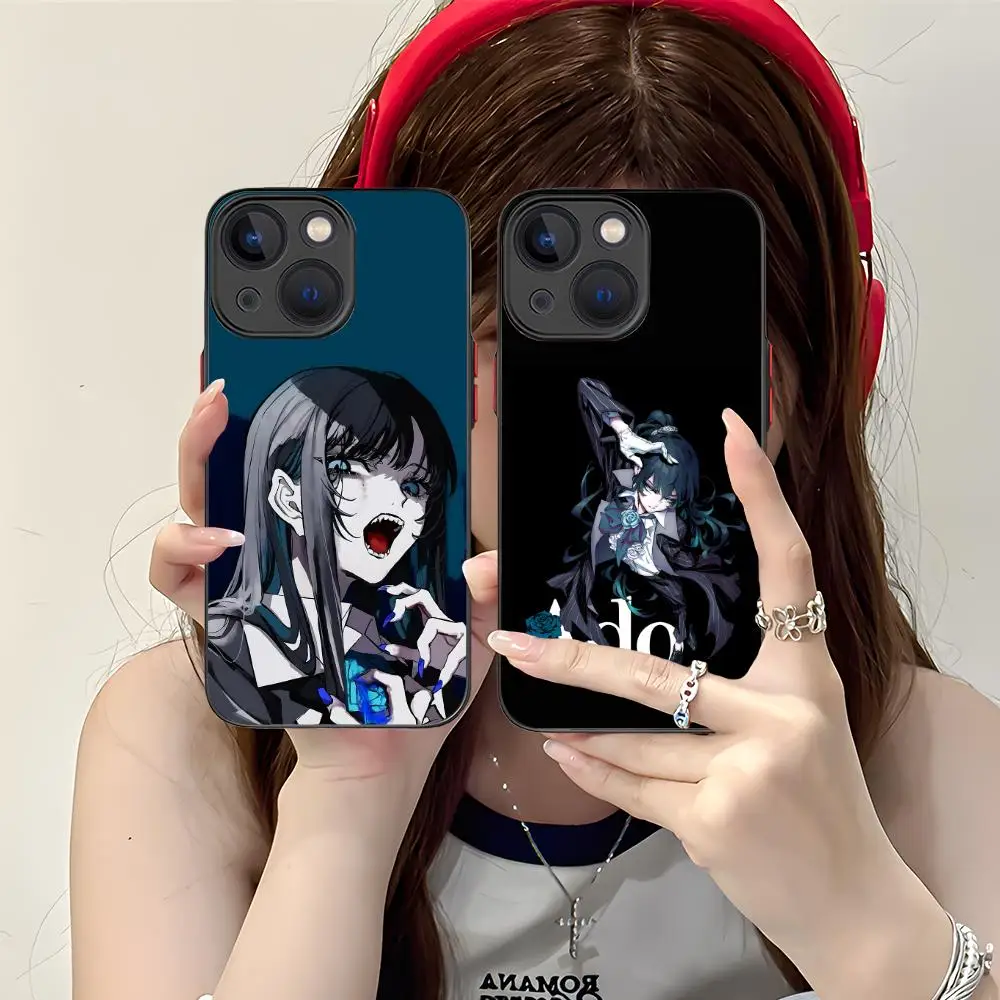 

Чехол для мобильного телефона Ado Rose с аниме для iPhone 17, 16, 15, 14, 13, 12, 11 X XR XS 8 7 Air Pro Max Plus, мини-красочный силиконовый чехол