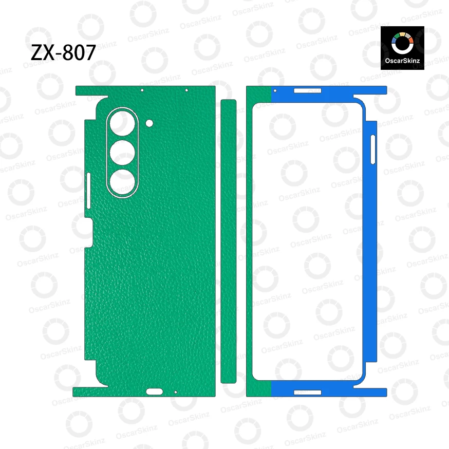 Kolorowe naklejki chroniące przed zarysowaniami do Samsung Galaxy Z Fold8ultra 6 5 4 3 7 Fold5, ochronna folia na tył urządzenia. — zdjęcie produktu 3